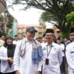 Menteri Koordinator Bidang Pangan Republik Indonesia, Dr. (H.C.) H. Zulkifli Hasan, S.E., M.M., melakukan kunjungan kerja ke MAN 2 Kota Malang